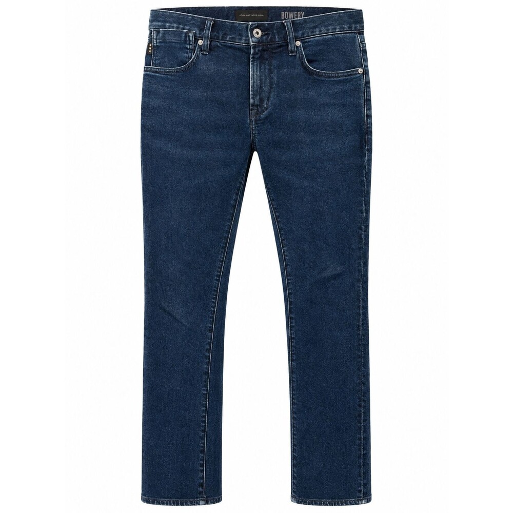 John Varvatos Bowery Slim Fit Straight Jeans Stretch Mens 30x30 Dark Blue Wash